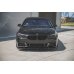 Накладка сплиттер на передний бампер Вариант3 на BMW 5 F10 / F11 M-Pack